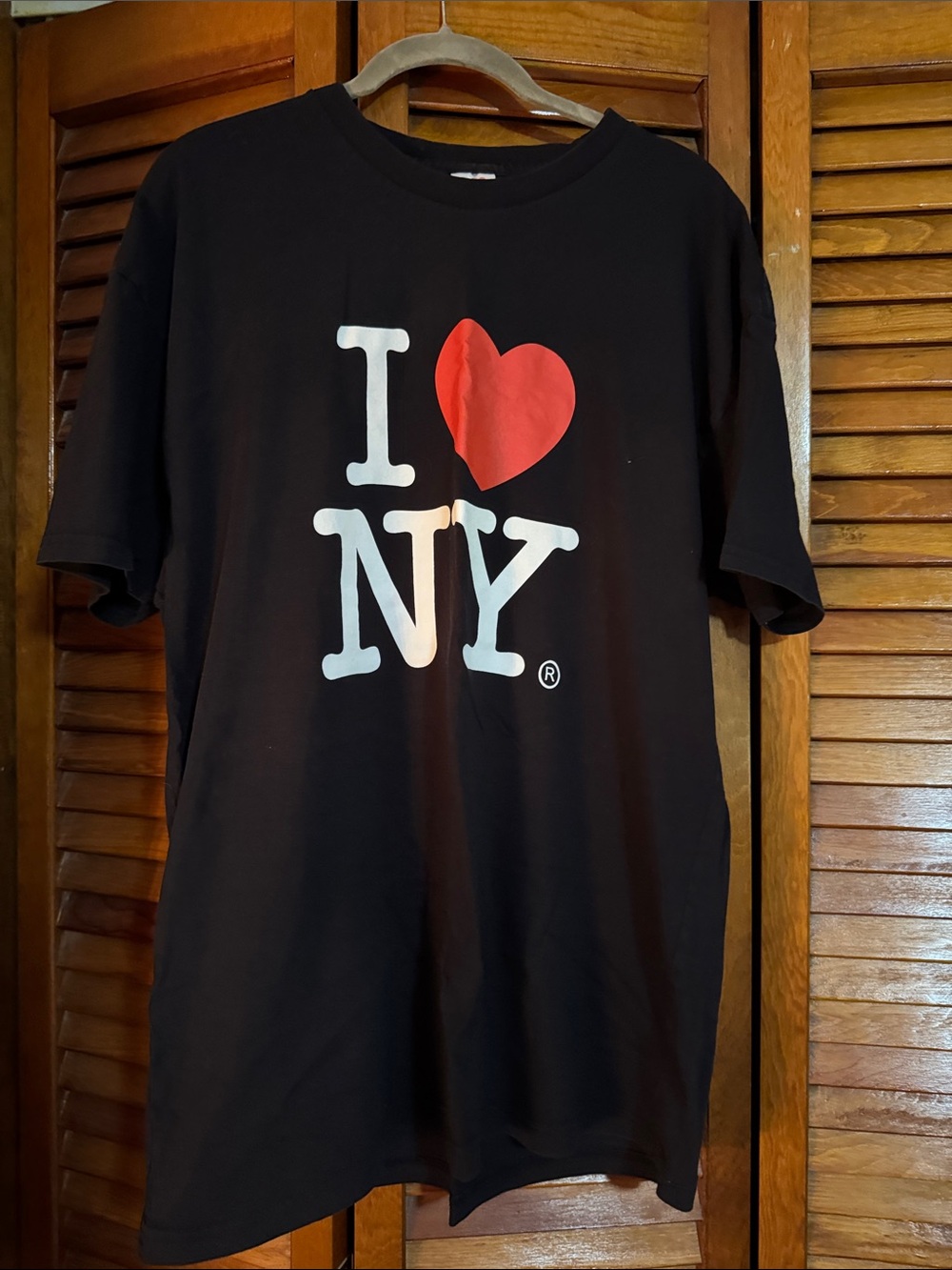 I ❤️ NY Graphic Men’s Tee - Black and Red